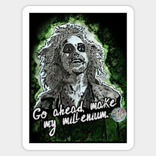 Beetlejuice millenium Sticker